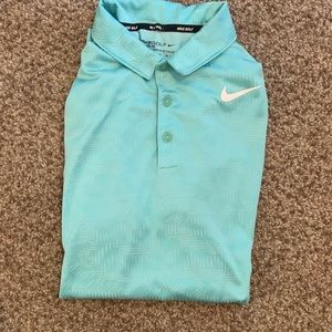 Men’s Nike Golf Polo - Turquoise/White - Medium